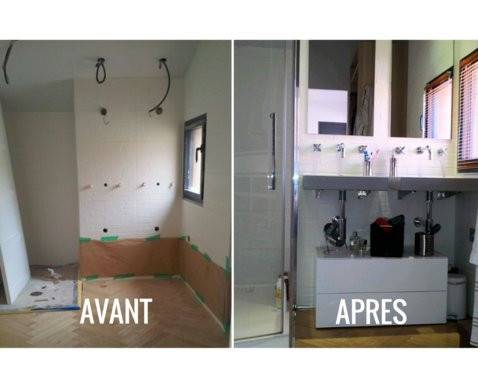 création d'une salle bain Angers