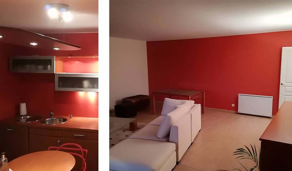 peinture intérieure salon Angers